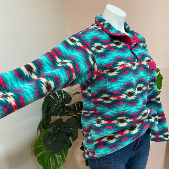 Patagonia Synchilla Boho Aztec Sweater RARE VTG - Picture 13 of 16